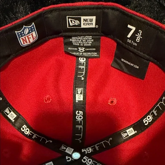 New Era Red Star Cowboys 7 3/8 Fitted 59FIFTY Cap - Picture 5 of 10